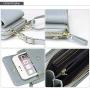 Women Crossbody Cell Phone Bag Small Shoulder Purse Leather Travel RFID Card Slots Wallet Case Handbag Phone Pocket Baggap Clutch for iPhone 11 Se 2020 11 Pro Xr X Xs Max 8/7/6 Plus Samsung