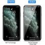 iPhone 11 Pro Max Case, ZHIKE Anti-Peep Magnetic Adsorption Case Front and Back Tempered Glass Full Screen Coverage One-Piece Design Flip Privacy Cover (Anti Spy-Clear Black)