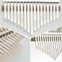 17 Keys Kalimba Clear Thumb Piano Magic Acrylic Mbira Finger Piano with Study Instruction & Tune Hammer & Protective Box, Musical Instrument Gifts for Beginners Kids Adult Professional (Normal)