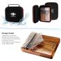 Moozica Kalimba 21 Keys Thumb Piano, Professional Koa Wood Mbira Finger Thumb Piano With High Performance Carrying Case and Study Instruction (Acacia Koa-K21K)