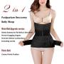 2 in 1 Postpartum Support Recovery Belly Wrap Waist/Pelvis Belt Body Shaper Postnatal Shapewear,One Size