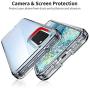 Samsung Galaxy S20 Case Clear 6.2 inch 2020, FLOVEME 3 in 1 Hybrid Duty Shockproof Protection Samsung S20 Case Armor Tough Basic Phone Case for Samsung S20 5G Case Cover Accessories for girls and boys