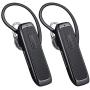 Marnana Bluetooth Headset,Wireless Earpiece w/ 18 Hours Playtime and Noise Cancelling Mic,Ultralight Earbud Hands-Free Calls Headphone for iPhone Samsung Tablet Android Cell Phone Truck Driver(2 Pack)