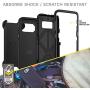 Otterbox Defender Series Screenless Edition for Samsung Galaxy s8 - Frustration Free Packaging - Bespoke Way (Blazer Blue/Stormy Seas Blue)