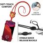 Bone Cell Phone Lanyard with Card Holder, Universal Neck Phone Strap for iPhone 11 Pro Max, Galaxy S Pixel, Smartphone Detachable Case Silicone Straps, fits 4" to 6.5" Phone Tie (2nd Gen) - Mr. Deer