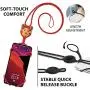 Bone Cell Phone Lanyard with Card Holder, Universal Neck Phone Strap for iPhone 11 Pro Max, Galaxy S Pixel, Smartphone Detachable Case Silicone Straps, fits 4" to 6.5" Phone Tie (2nd Gen) - Mr. Deer