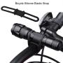 Bike Silicone Band, Multipurpose Bicycle Silicone Fixed Straps Cycling Flashlight Mount Holder (5Pcs)