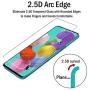 QHOHQ 3 Pack Screen Protector for Samsung Galaxy A51/Galaxy A51 5G with 2 Pack Camera Lens Protector,Tempered Glass Film, [9H Hardness] - HD - [2.5D Edge] - [Anti-Fingerprint] - [Anti-Scratch]