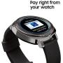 Samsung Gear Sport Smartwatch, Black (SM-R600NZKAXAR) (Renewed)
