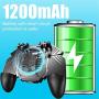 Summeishop Gamepad,for MEMO New PUBG Helper AK77 Mobile Phone Radiator Water-Cooled Fan Six Fingers PUGB Handle Power Bank,The Heat Sink Comes with a Power Supply, can be Used as a Charging gaudily