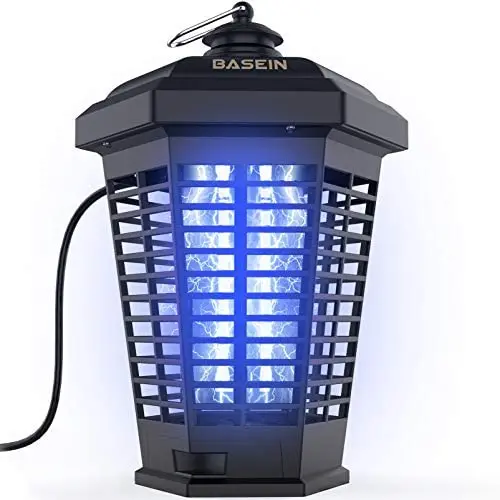 BASEIN Bug Zapper for Outdoor and Indoor 4200V High Powered Waterproof Electronic Bug Zapper Flies Trap Misquote Killer Mosquito Trap Outdoor Handheld Bug Zapper Electronic Mosquito Zapper Garden BASEIN Bug Zapper for Outdoor and Indoor 4200V High Powered Waterproof Electronic Bug Zapper Flies Trap Misquote Killer Mosquito Trap Outdoor Handheld Bug Zapper Electronic Mosquito Zapper Garden