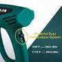 Heat Gun Dual Temperature Settings, PRULDE N2190 1500W Hot Air Gun 800°F - 1112°F, Overload Protection with 4 Metal Nozzle Attachments for Shrink Wrapping/Tubing, Paint Removal Heat Gun Dual Temperature Settings, PRULDE N2190 1500W Hot Air Gun 800°F - 1112°F, Overload Protection with 4 Metal Nozzle Attachments for Shrink Wrapping/Tubing, Paint Removal