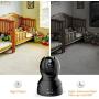 Security Camera 1080P WiFi Dog Pet Camera - KAMTRON Wireless Indoor Pan/Tilt/Zoom Home Camera Baby Monitor IP Camera with Motion Detection Two-Way Audio, Night Vision - Cloud Storage