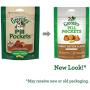 GREENIES Pill Pockets Natural Dog Treats, Capsule Size, Peanut Butter Flavor