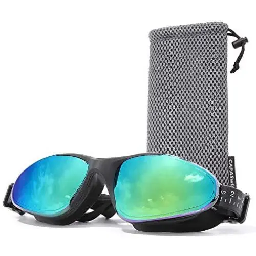CAPAS Swim Goggles for Swimming Leak Proof Anti Fog UV Protection Clear Vision CAPAS Swim Goggles for Swimming Leak Proof Anti Fog UV Protection Clear Vision