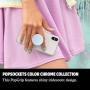 PopSockets: PopGrip with Swappable Top for Phones & Tablets - Color Chrome Mermaid White