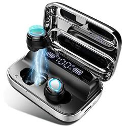 Wireless Earbuds, Bluetooth 5.0 Earbuds with 140H Playtime, Bluetooth Headphones TWS Stereo Noise Cancelling Wireless Earphones in Ear with Mic, USB-C Charging Case, IP7 Waterproof Headset for Sports