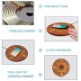 Magic Array Wireless Charger, 10w Ultra-Thin Qi Wireless Charging Pad, Compatible for iPhone 11 Pro MAX/X/XS/MAX/8/8 Plus/Galaxy Note 9/S9/S10e Plus Edge More (Adapter NOT Included) (Brown)