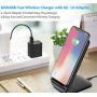 Fast Wireless Charger,NANAMI 7.5W Wireless Charging Stand [with QC3.0 Adapter] Compatible iPhone SE/11/11 Pro/11 Pro Max/XS Max/XS/XR/X/8/8 Plus,10W Qi Charger for Samsung S20/S10/S9/S8/S7/Note10+/9/8