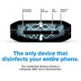 PhoneSoap 3 UV Smartphone Sanitizer & Universal Charger | Patented & Clinically Proven UV Light Disinfector | (Black)