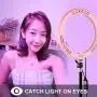 Selfie Ring Light with Tripod Stand with Phone Holder for, Live Stream,Self-Portrait Shooting (Pink,1 X Fill Light +1 X Mobile Phone Clip +1 X Remote Control, 10.2) Selfie Ring Light with Tripod Stand with Phone Holder for, Live Stream,Self-Portrait Shooting (Pink,1 X Fill Light +1 X Mobile Phone Clip +1 X Remote Control, 10.2)