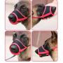 Heele Dog Muzzle Nylon Soft Muzzle Anti-Biting Barking Secure，Mesh Breathable Pets Mouth Cover for Small Medium Large Dogs 4 Colors 4 Sizes