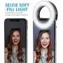 (2020 Upgraded New Version) Selfie Ring Light, 3 Lighting Modes Rechargeable Clip on Fill Light, Adjustable Brightness Phone Camera Circle Light for iPhone X Xr XsMax 11 Pro Android iPad(Black) (2020 Upgraded New Version) Selfie Ring Light, 3 Lighting Modes Rechargeable Clip on Fill Light, Adjustable Brightness Phone Camera Circle Light for iPhone X Xr XsMax 11 Pro Android iPad(Black)