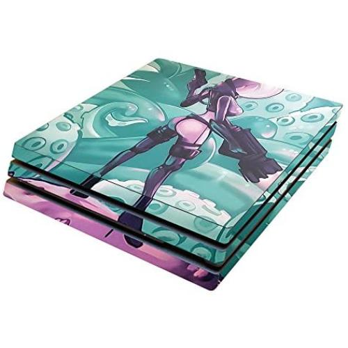 MightySkins Skin Compatible with Sony PS4 Pro Console - Tentacle Invasion | Protective, Durable, and Unique Vinyl Decal wrap Cover | Easy to Apply, Remove, and Change Styles | Made in The USA