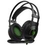 Homedoor SA-801 3.5mm Gaming Headsets with Microphone Over Ear Music Headphones Volume Control Black-green Compatible with PS4 New Xbox One Laptop Tablet PC Mobile Phones