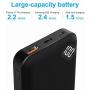 2020 Updated Ultra Compact 10000mAh PD Power Bank, Dual USB A and USB C Ports with Quick Charge 3.0 Technology, Portable Charger with Digital Screen for iPhone, iPad, Samsung, Google Pixel and More