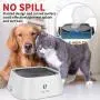 DOYOO Dog Water Bowl, Dripless and Anti-Splash Pet Bowls, Slopper Stopper, No Drip Bowl,Food Grade & BPA Free Material, in Vehicle Water Bowl for Dogs/Cats/Pets