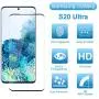 [2-Pack] MSLAN Glass Screen Protector for Galaxy S20 Ultra,3D Curved Tempered Glass for Samsung Galaxy S20 Ultra (Black)