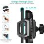 CHOETECH Wireless Car Charger, 10W Max Qi Wireless Fast Charger Car Mount USB-C Phone Holder with 36W Dual Car Charger Compatible iPhone SE, iPhone 11/Pro/Max/XS/Max, Galaxy S20/S20+/Note 10/S10