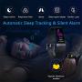 Fitness Tracker, Activity Tracker Watch with Heart Rate Monitor Sleep Monitor Blood Pressure Call Reminder,IP68 Waterproof Smart Band with Calorie Counter，Pedometer for Kids Men Women and Gift