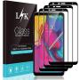 [3 Pack] L K Screen Protector for LG Stylo 5 / LG Stylo 5 Plus/LG Stylo 5X, [Full Cover] [ Easy Installation] Scratch-resistant, Bubble Free (Black)