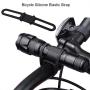 VGEBY1 5Pcs Multipurpose Bicycle Silicone Band Flashlight Bike Mount Silicone Strap Rubber Tie Down Straps Helmet Light Mount Phone Strap Torch Light Water Bottle Holder