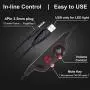 Gaming Headset for PS4 Xbox One, Gaming Headphones with Mic Stereo Surround Noise Reduction LED Lights Volume Control for Laptop, PC, Tablet, Smartphones - Red Gaming Headset for PS4 Xbox One, Gaming Headphones with Mic Stereo Surround Noise Reduction LED Lights Volume Control for Laptop, PC, Tablet, Smartphones - Red