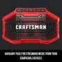 CRAFTSMAN V20 Bluetooth Speaker, Tool Only (CMCR001B) CRAFTSMAN V20 Bluetooth Speaker, Tool Only (CMCR001B)