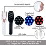 Hair Scalp Massager Comb, Smart Scalp Massager for Head Care Electric Massage Comb Brush for Women/Men with USB Rechargeable 