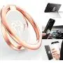 Phone Ring Holder Finger Kickstand, A-Maker 360° Rotation Metal Phone Ring Stand,Phone Ring Grip for Magnetic Car Mount Compatible with iPhone, Samsung Galaxy All Smartphone (Rose Gold) Phone Ring Holder Finger Kickstand, A-Maker 360° Rotation Metal Phone Ring Stand,Phone Ring Grip for Magnetic Car Mount Compatible with iPhone, Samsung Galaxy All Smartphone (Rose Gold)