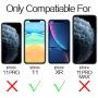 Mkeke Compatible with iPhone XR Screen Protector, IPhone 11 Screen protector,Tempered Glass Film for Apple iPhone XR & iPhone 11, 3-Pack Clear