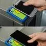 Gecko Travel Tech Phone Wallet - Stick On Card Holder Wallet for Cell Phones - Adhesive Card Pocket for Credit Cards and Money - Sticker for Cases - Phone Stand - RFID Protection Sleeve - (BB)