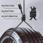 LTI-Direct Lightning Cable iPhone Charger Cable, 3PACK 10FT Nylon Braided Fast Charging & Sync Cord for iPhone XS/XR/X/8/8 Plus/7/6/6/5/iPad