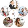 XINBAOHONG Selfie Ring Light with Cell Phone Holder Stand for Live Stream & Makeup,LED Camera Light with Lazy Bracket for Video/Photography, Desk Lamp for Bedroom, Office, Kitchen, Bathroom