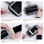 Yostyle Sports Running Armband Sweatproof Running Armbag Gym Workout Cell Phone Case with Key Holder Wallet Card Slot for iPhone Xs Max XR X 8 7 6 6s Plus Galaxy S10 S9+ S9 S8 S7 S6 Edge