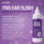 Pet MD Veterinary Tris Flush Cat & Dog Ear Cleaner - Dog Ear Infection Treatment w/Ketoconazole for Yeast Infection Treatment, Ear Mites & Fungal Infections – Perfect for Dog Grooming Kit - 12 oz
