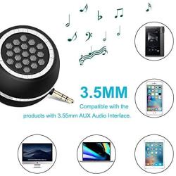 FIYAPOO Mini Portable Speaker, 3W Mobile Phone Speaker Line-in Speaker with 3.5mm AUX Audio Interface for Smartphone/Tablet/Computer