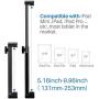 Ulanzi Aluminum Pad Tripod Mount with Cold Shoe Compatible for iPad, Metal Tablet Tripod Adapter Holder with Quick Release Plate 1/4 Screw Mount Universal for iPad Mini/iPad 4/iPad Pro/Surface Pro