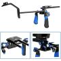 MARSRE DSLR Shoulder Rig Film Making Kit with Follow Focus, Matte Box, C-Shape Mounting Bracket and Top Handle for All DSLR Video Cameras and DV Camcorders