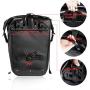 Rhinowalk Bike Rear Seat Pack Bag, Backseat Rack Bag Cycling Bicycle Anti-Tear TPU Strong Waterproof Big Capacity for Travel Essential